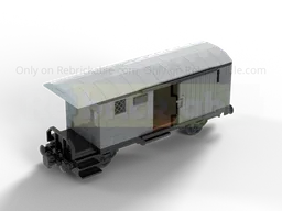 8wide State railway boxcar