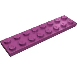 Plate 2 x 8 / Magenta