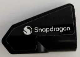 Technic, Panel Fairing # 8 Very Small Smooth Short, Side B with White 'Snapdragon' and Logo Pattern (Sticker) - Set 42165