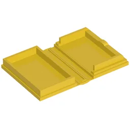 Book 2 x 3 [Plain] / Yellow