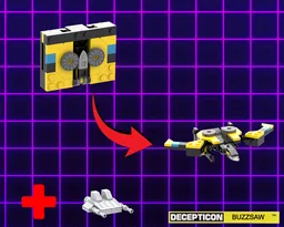 Lego Transformers Soundwave 10358 Tape Buzzsaw MOC