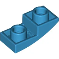 Brick Curved Inverted 2 x 1 / Dark Azure