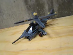 8095 alt. Futuristic attack helicopter w/support equipment