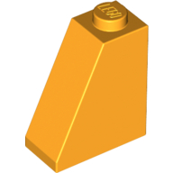 Lego Brick Sloped 65° 2 x 1 x 2 / Bright Light Orange