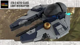 Obi-Wan's Blue Eta-2 Actis-Class Interceptor