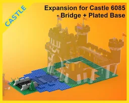 Classic Castle Expansion - 6085 - Bridge + Plated Base