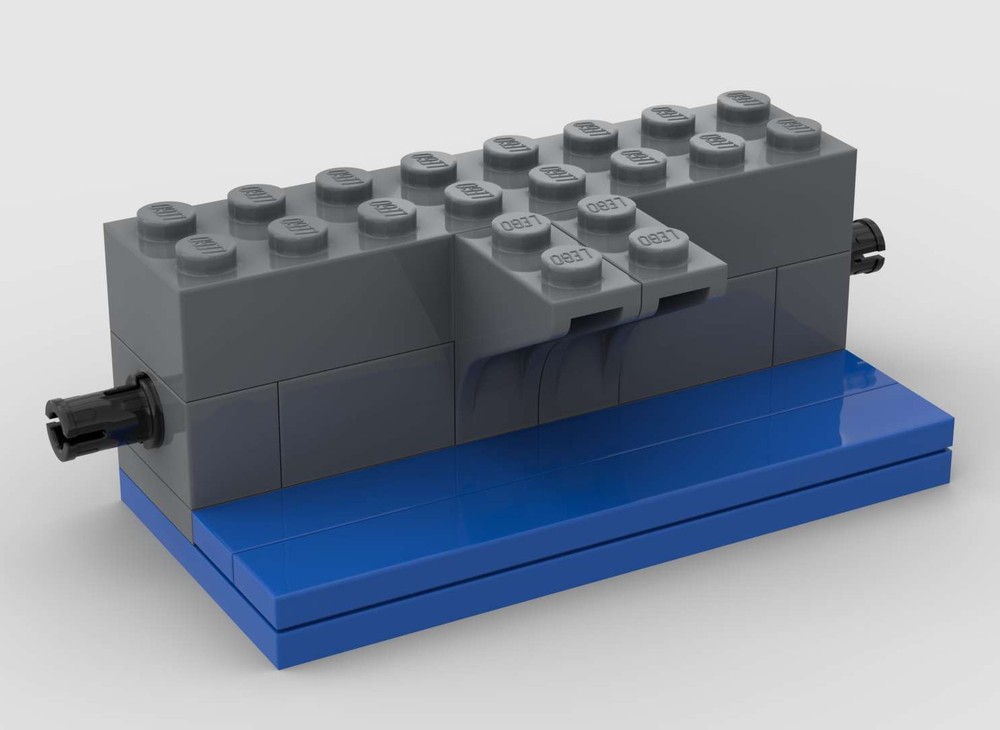 Lego Canal module arch bridge left / right