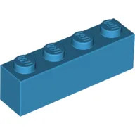 Brick 1 x 4 / Dark Azure