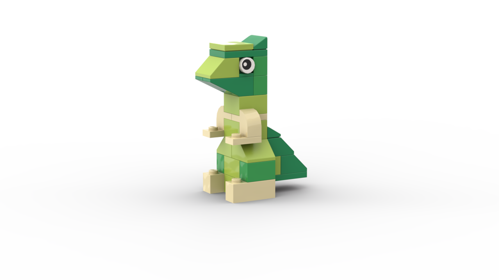 Lego 10698 Lime dinosaur