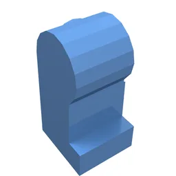Leg, Right / Medium Blue
