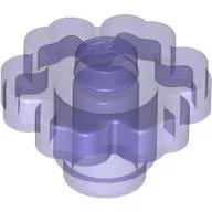 Plant, Flower 2 x 2 - Round [Open Stud] / Trans-Purple