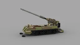 2S7 Pion Self propelled Gun 1 72