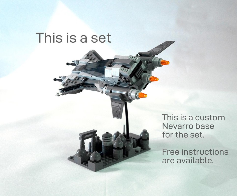 Lego Nevarro base for Lego set 75346 pirate snubfighter