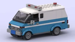 80s NYPD style Police Van
