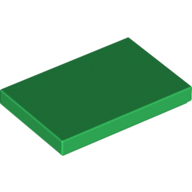 Lego Tile 2 x 3 / Green