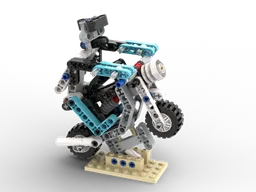 42133 - Motorbike with Machine Rider