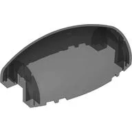 Windscreen 10 x 6 x 3 Bubble Canopy Double Tapered with Square Front Cutout / Trans-Black