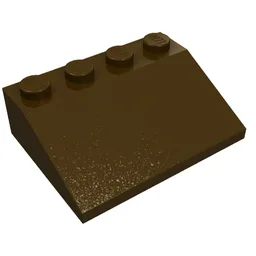 Brick Sloped 33° 3 x 4 / Dark Brown