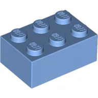 Brick 2 x 3 / Medium Blue
