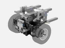 11-Stud Motorized Front Axle (Onboard PU Servo)