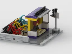Bus Stop & Bike Racks, Small Modular