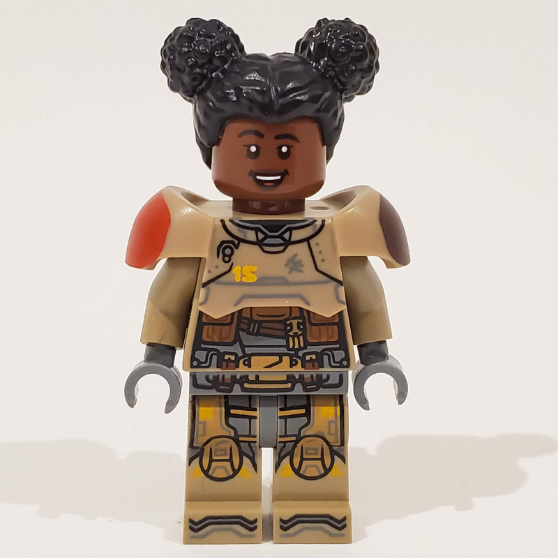 Lego Izzy Hawthorne - Dark Tan Suit, Hair