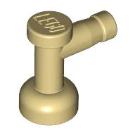 Tap 1 x 1 without Hole in Spout / Tan