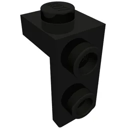 Bracket 1 x 1 - 1 x 2 / Black