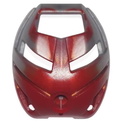Lego Large Figure Mask Ruru with Marbled Pearl Light Gray Pattern (Nuhrii)