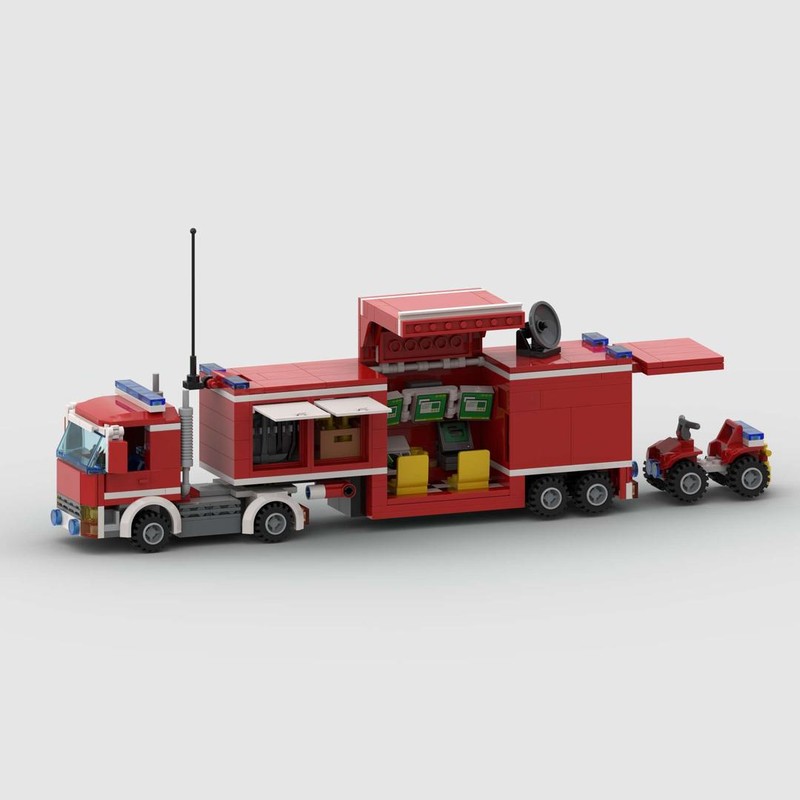 Lego City Fire Brigade Command Truck