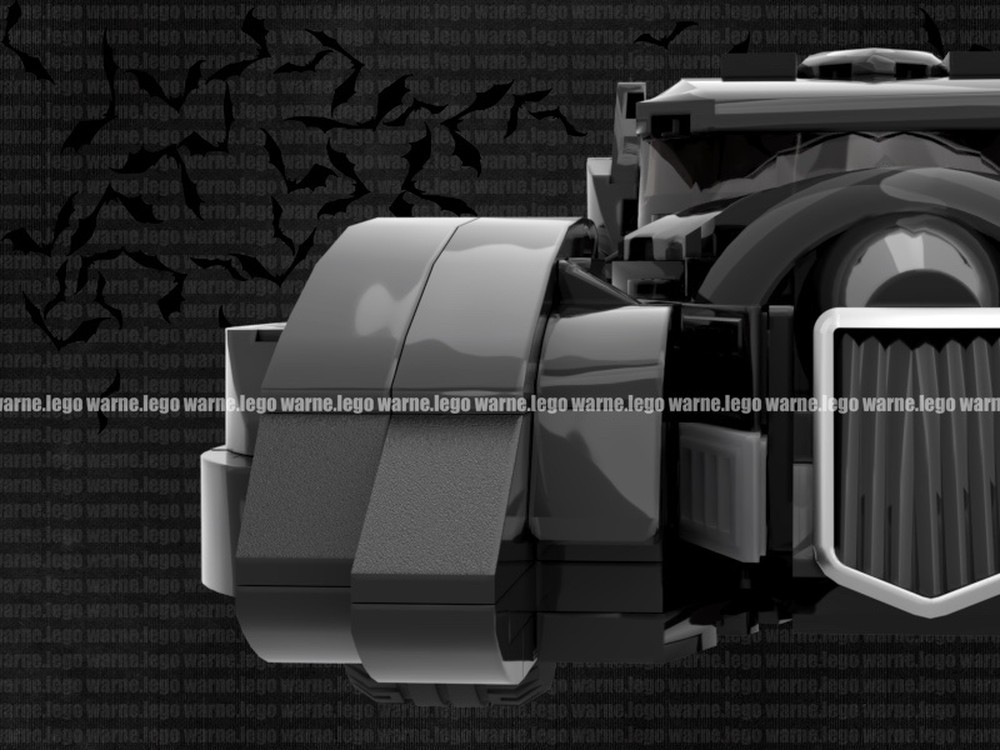 Lego Batmobile "JUSTICE" 2005 Alex Ross