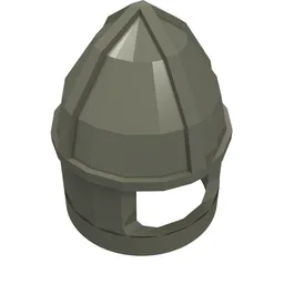 Helmet Castle with Chin Guard / Dark Gray