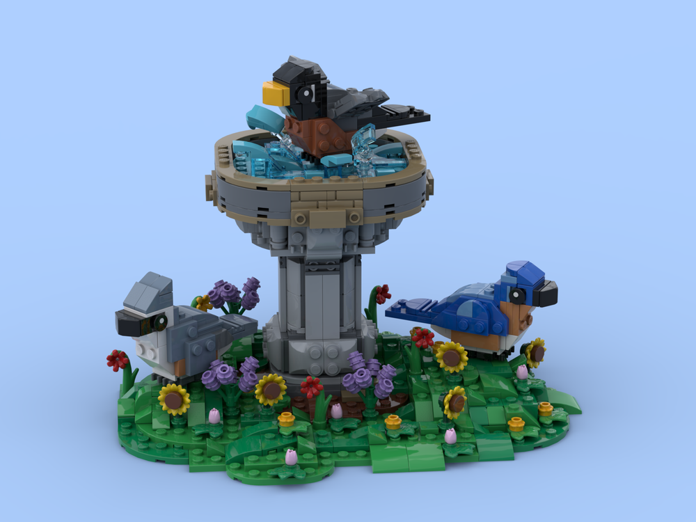 Lego Spring Bird Bath