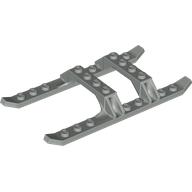 Lego Helicopter Skid Rails 12 x 6 / Light Gray