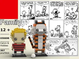 Brickheadz Calvin and Hobbes