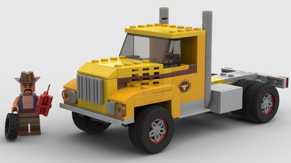 Lego Convoy and '72 Moth Truck (Vigilante 8)