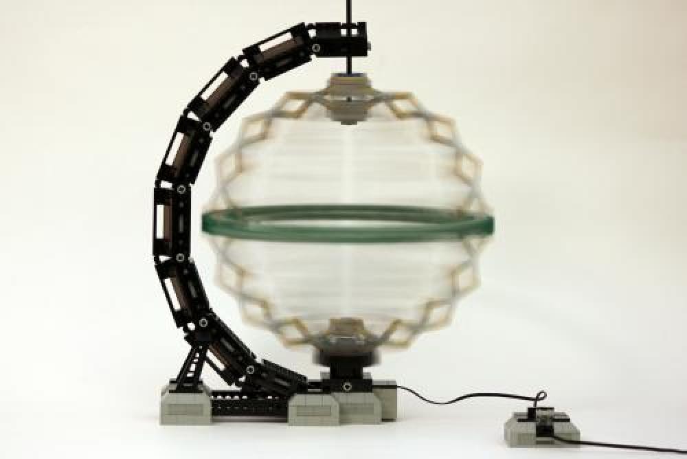 Lego Hoberman Sphere Spinning Stand
