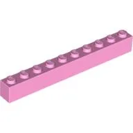Brick 1 x 10 / Bright Pink