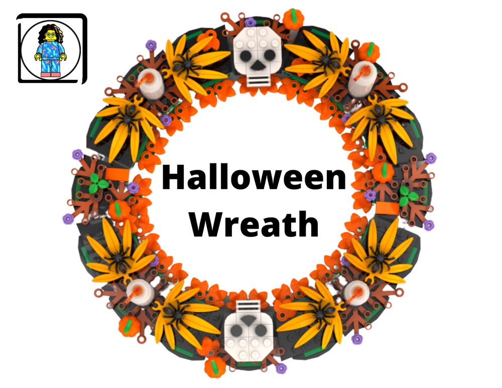 Lego Halloween Wreath