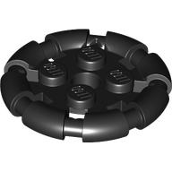 Lego Plate Special 2 x 2 with Bar Frame Round / Black