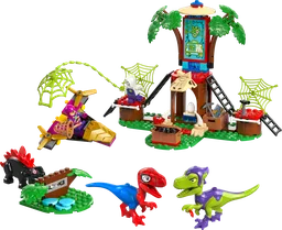 Spidey and Gobby's Raptor Battle at Tree House HQ