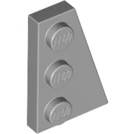 Wedge Plate 3 x 2 Right / Light Bluish Gray