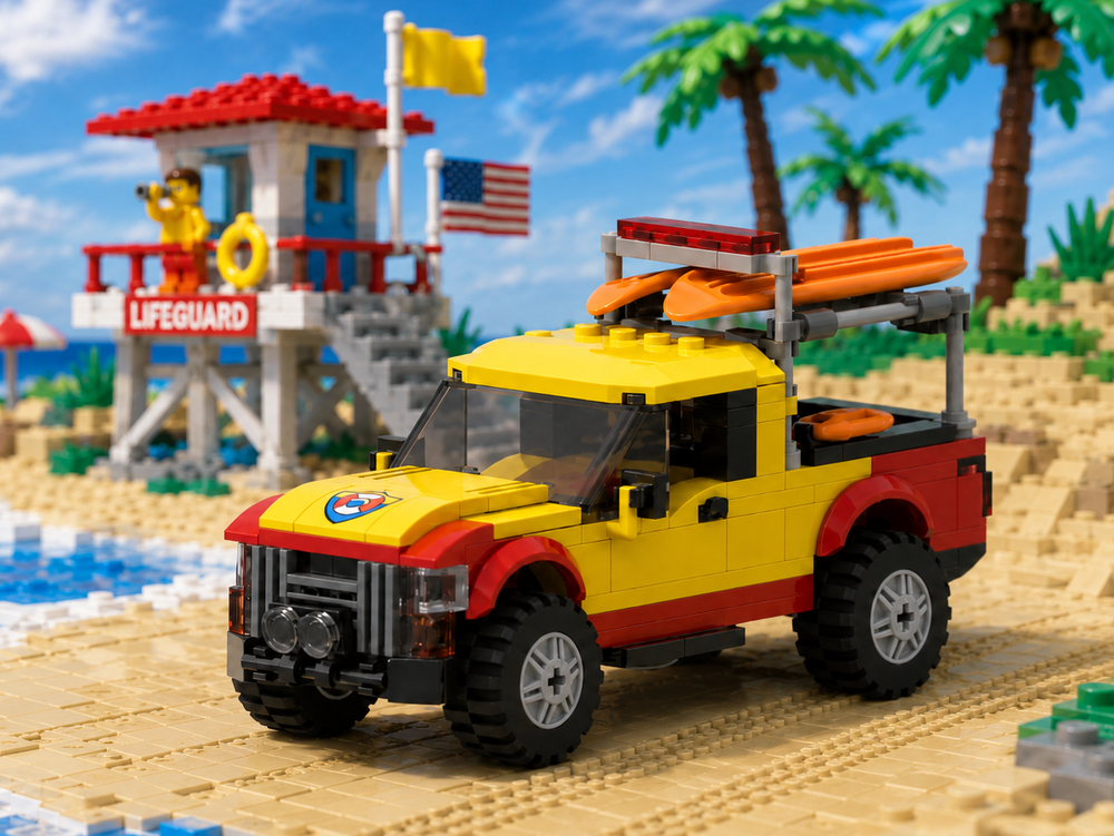 Lego Baywatch Ford RAPTOR