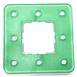 Clikits Frame, Square 3 x 3 with 8 Holes / Trans-Light Green