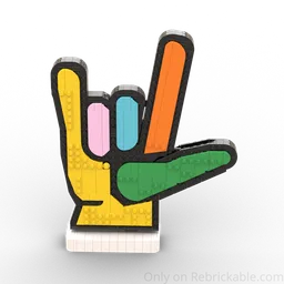 American Sign Language "I Love You" Handshape