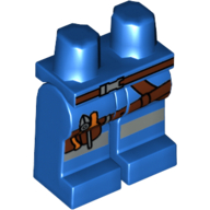 Lego Hips and Blue Legs with Tool Belt and Reflective Stripes Print / Blue
