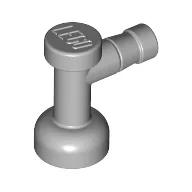 Tap 1 x 1 without Hole in Spout / Light Bluish Gray