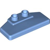 Lego Duplo Rear Spoiler 2 x 4 x 1 / 2 [Plain] / Medium Blue