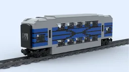 Double decker train carriage