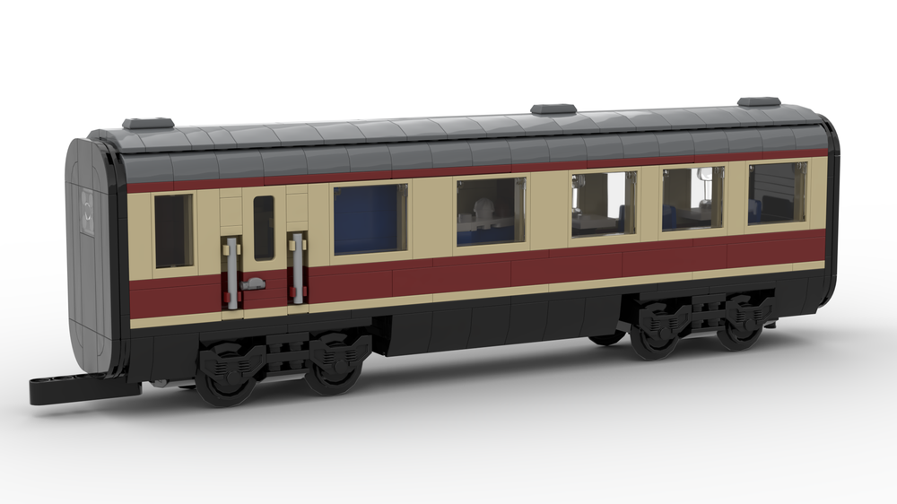 Lego BR 601 ( VT 11.5 ) TEE dining car from the German Federal Railway ( 6wide )